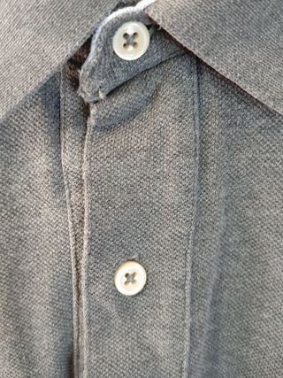 Polo Tommy Hilfiger Gris Manga Larga