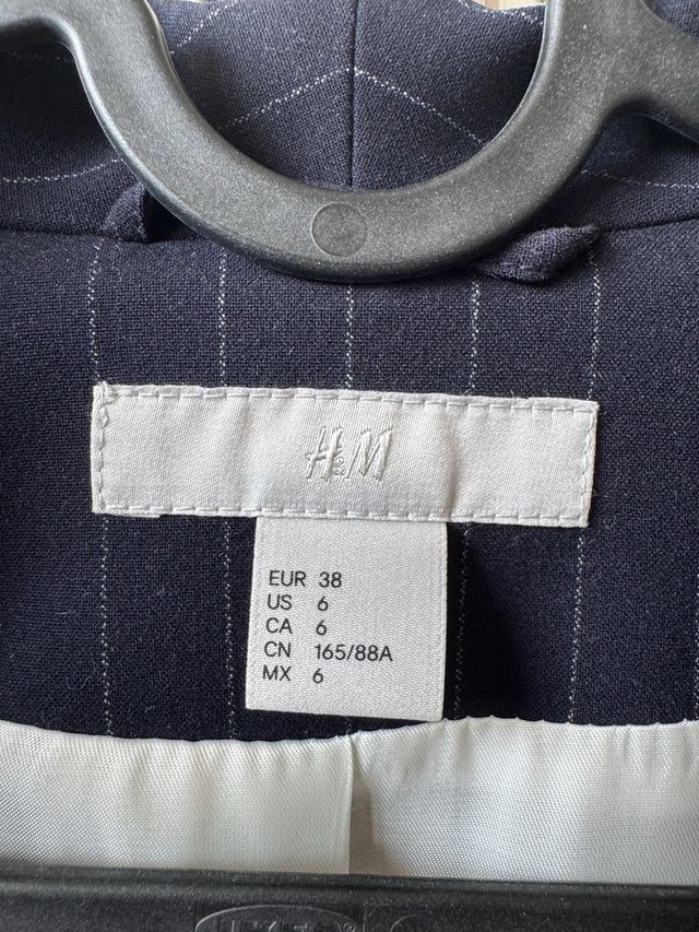 Chaqueta H&M Raya Azul Talla M