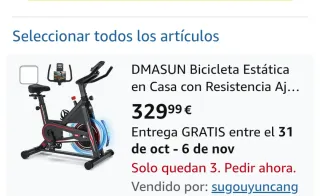 Bicicleta Spinning Estática