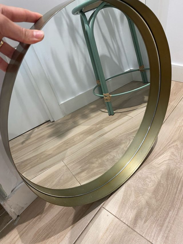 Espejo Redondo Dorado Maison du Monde