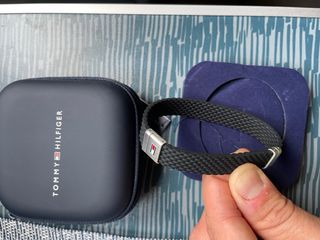 Bracciale Tommy Hilfiger Uomo Nero Argento