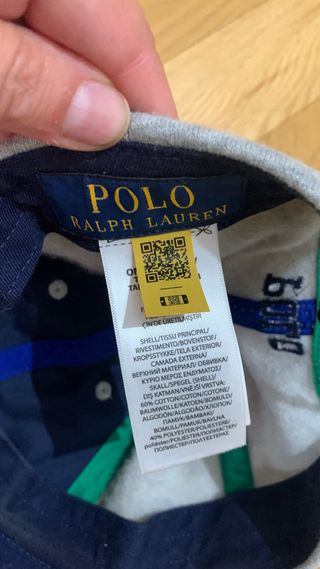 Gorra Polo Ralph Lauren Gris