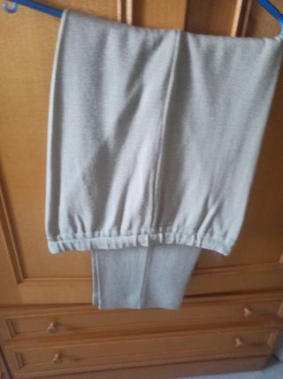 Traje de chaqueta pantalon de punto beige y Nike b