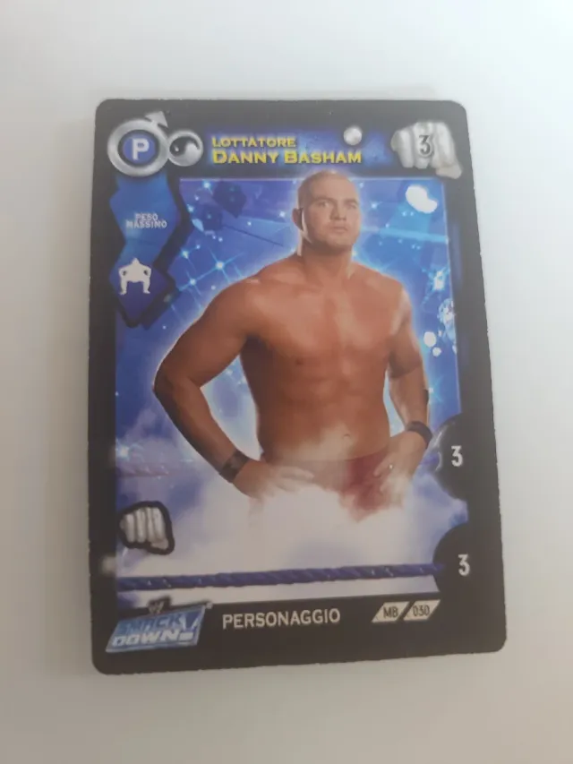 Carta Lottatore Danny Basham WWE SmackDown