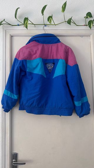 Chaqueta Vintage Azul y Rosa