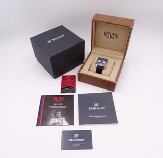 TAG HEUER Monaco Steve McQueen Azul FULL SET