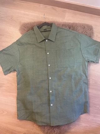 Camisa verde de verano para hombre - Talla L
