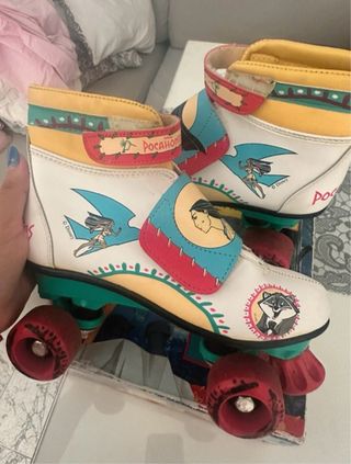 Patines Pocahontas Disney Talla Infantil