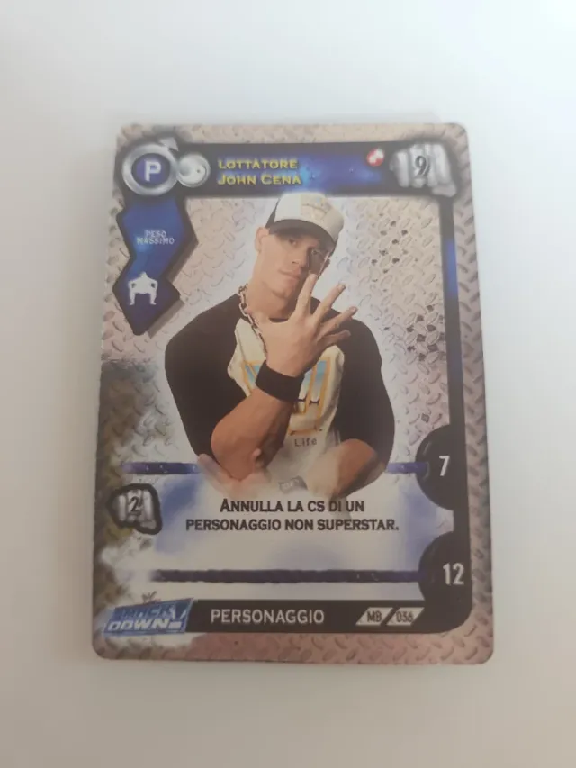 Carta John Cena Lottatore