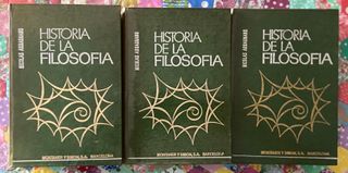 Historia de la Filosofía. Tomos I, II y III