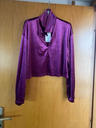 Blusa velluto nuova taglia unica