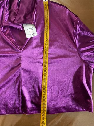 Blusa velluto nuova taglia unica