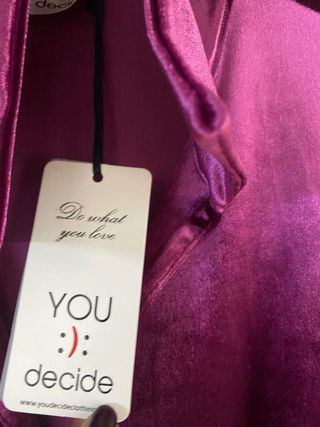 Blusa velluto nuova taglia unica