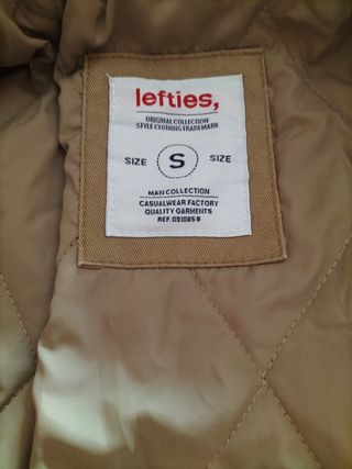 Chaqueta hombre forro guateado
