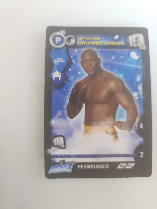 Carte wrestling Orlando Jordan Lottatore