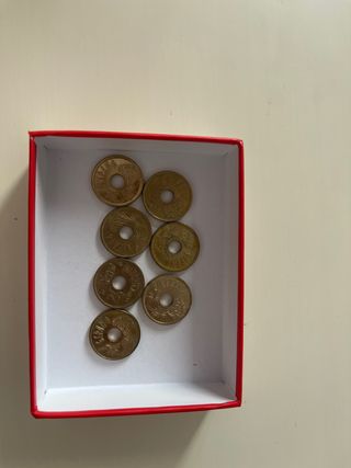 Monedas 25 Pesetas Canarias