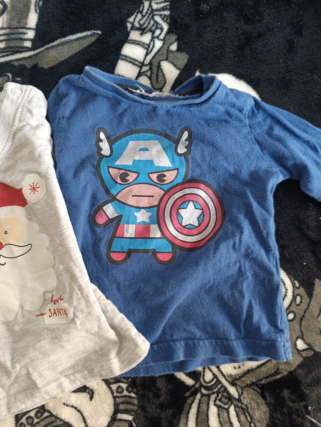 2 Camisetas 6-9 meses