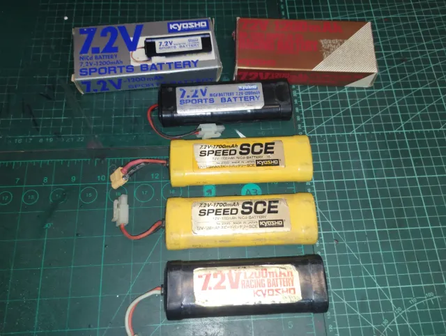 Baterías Kyosho 7.2V, Tamiya yokomo associated
