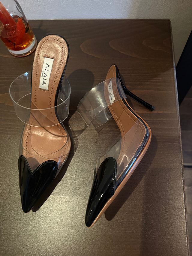 Zapatos Alaia Beige y Negro