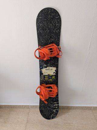 Tabla Snowboard Burton con Fijaciones Salomon
