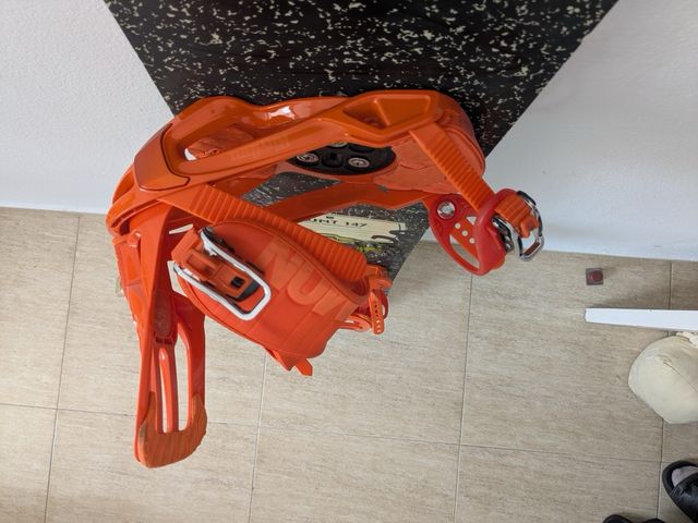 Tabla Snowboard Burton con Fijaciones Salomon