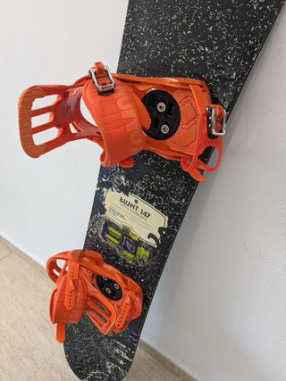 Tabla Snowboard Burton con Fijaciones Salomon