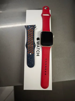 Apple Watch Series 9 Rojo y Multicolor