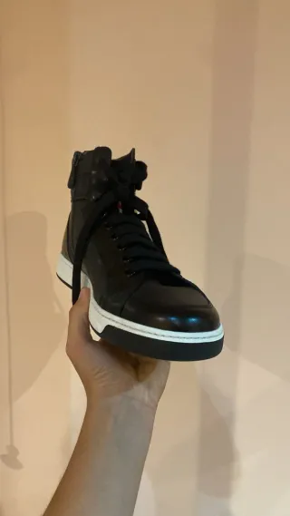 Stivali neri da uomo Prada