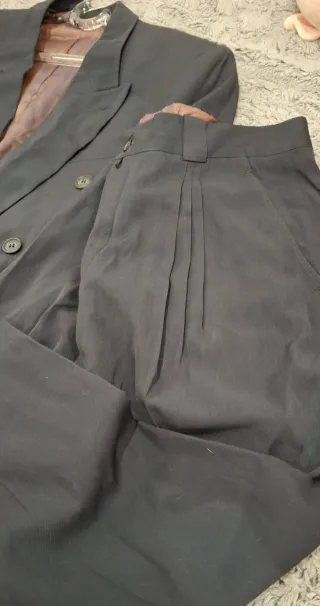 Traje de boda azul marino para hombre