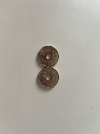 Monedas 25 Pesetas Año 2000