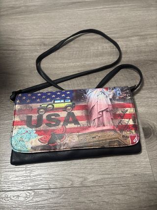 Bolso bandolera USA Estatua Libertad