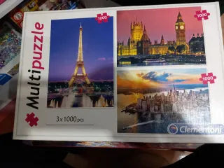 Puzzle Clementoni Multipuzzle 3x1000 pcs