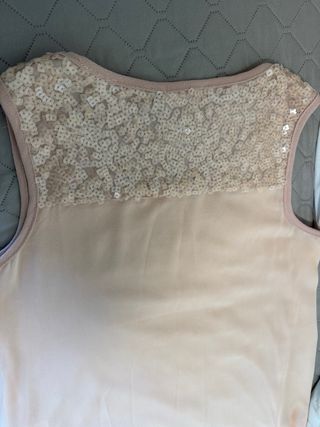 Blusa sin mangas Molly Bracken lentejuelas rosa