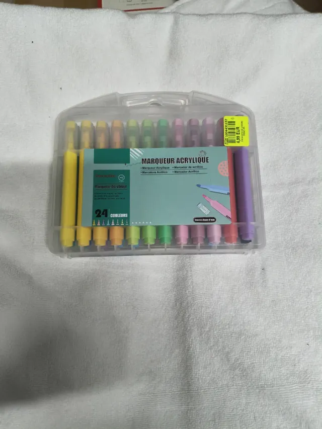 Marcadores Acrílicos 24 Colores