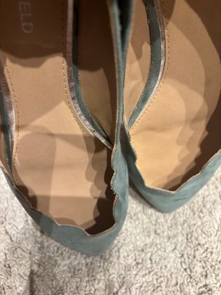 Bailarinas Anna Field verde agua talla 41