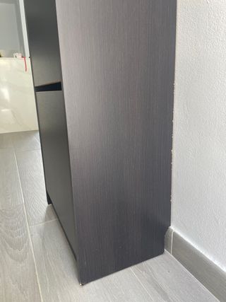 Porta scarpiera BISSA Ikea in legno nero