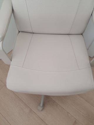 Sedia da ufficio da gioco in ecopelle beige