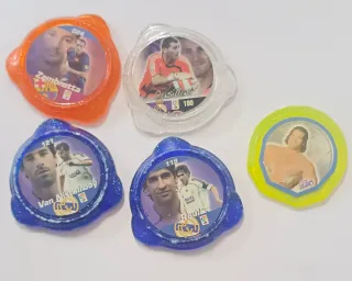 Tazos de fútbol coleccionables