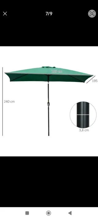 Sombrilla de jardín