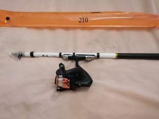 Caña de pescar y carrete