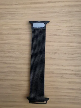 Correa Milanesa Negra Apple Watch