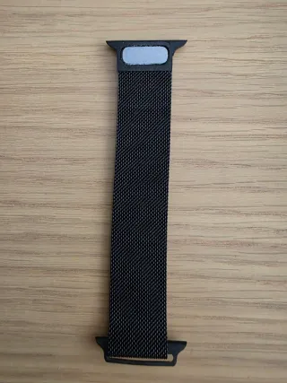 Correa Milanesa Negra Apple Watch