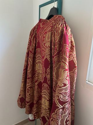 Traje de Fallera Rojo y Dorado