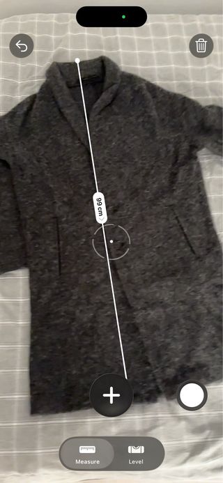 Abrigo Zara Hombre Gris