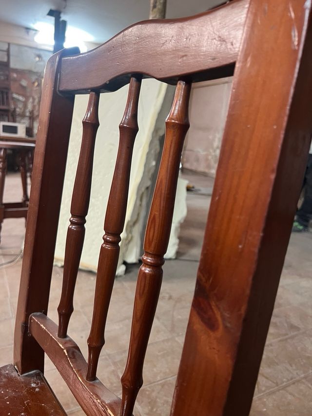 Sillas de madera estilo tasca