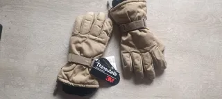 Guantes Thinsulate 3M Frío Extremo Beige Negro