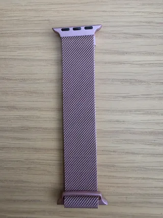 Correa Milanesa Apple Watch Rosa