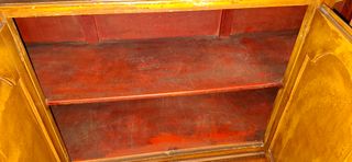 Mueble de entrada madera pintado
