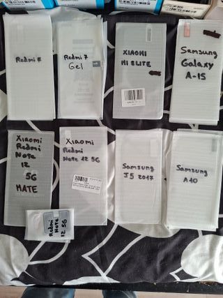 Vari modelli in vetro temperato