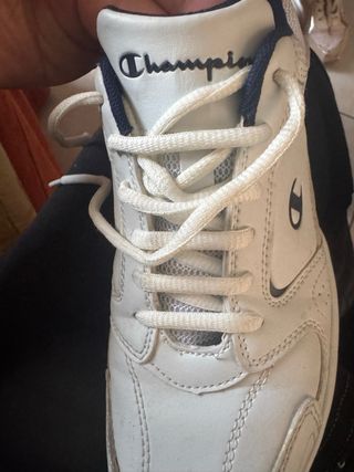 Scarpe Champion bianche e blu